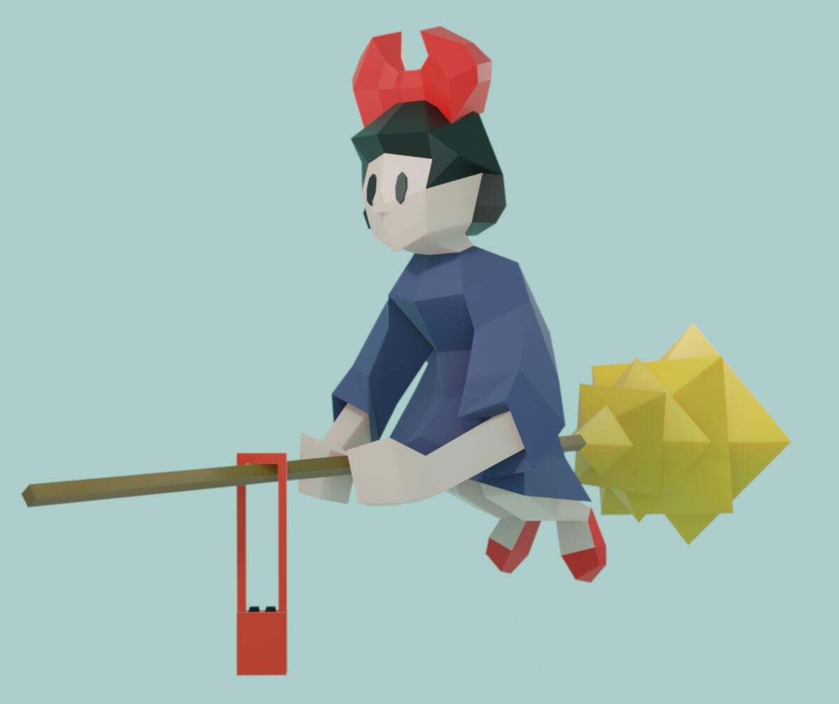 LOW POLY KIKI