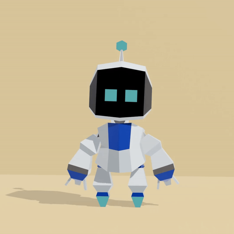 LOW POLY ASTRO BOT